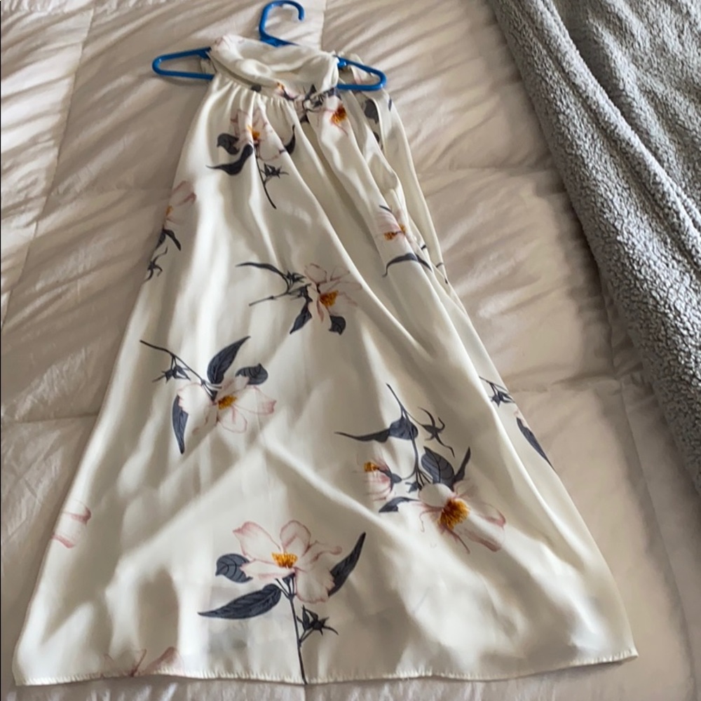 Floral chiffon dress